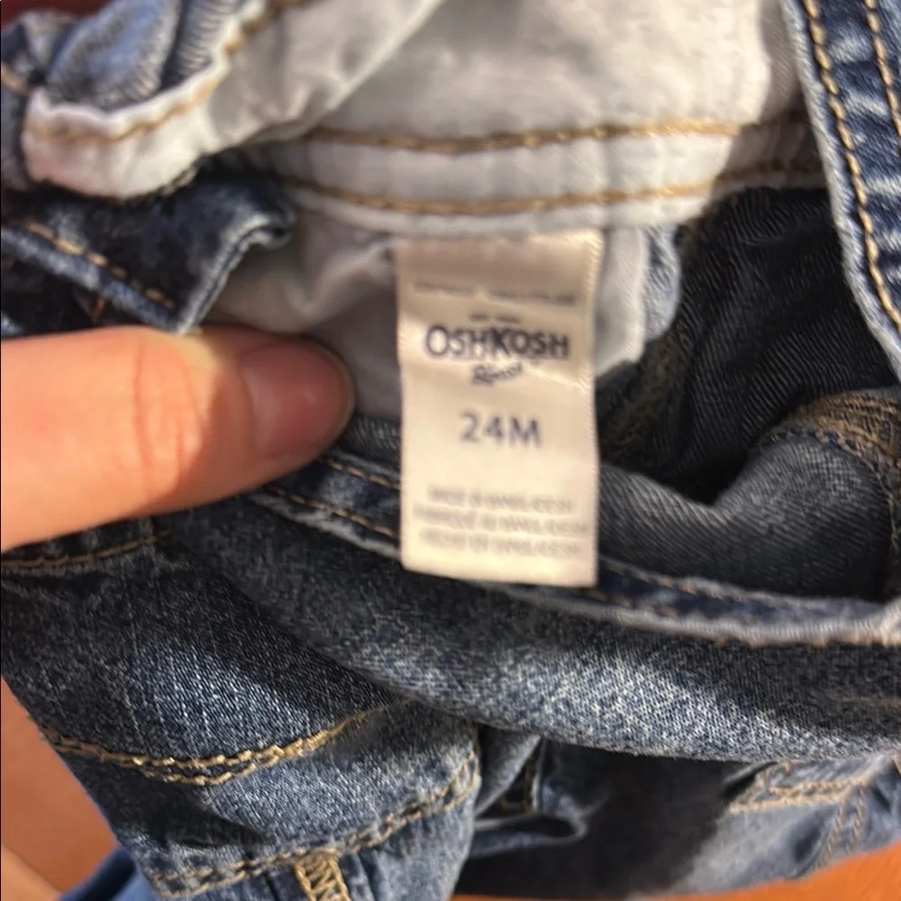 OshKosh B'gosh Blue Denim Overalls for‎ Kids